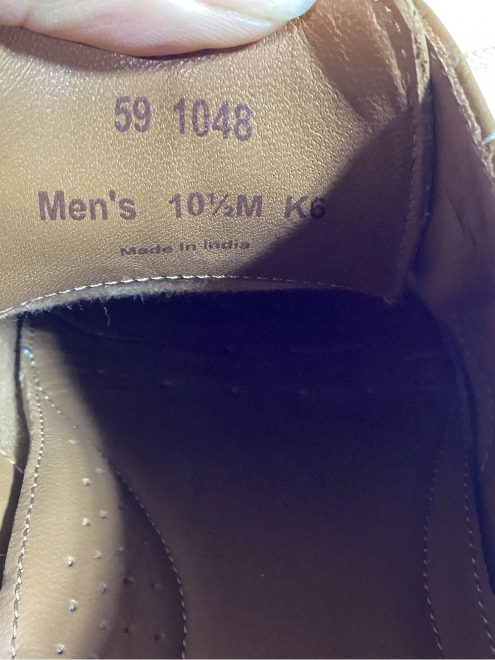 Johnston & Murphy Brown Leather and Beige Canvas Wingtip Oxfords